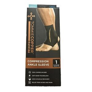 Tommie Copper Ankle Compression Sleeve Joint Ankle Pain Relief Small Medium